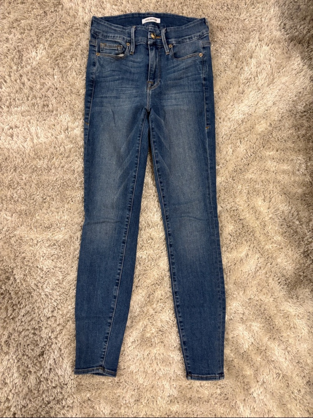 Good American Dark Blue Skinny Jeans